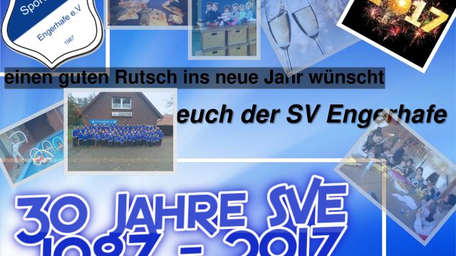 Einen guten Rutsch und ein frohes 2017